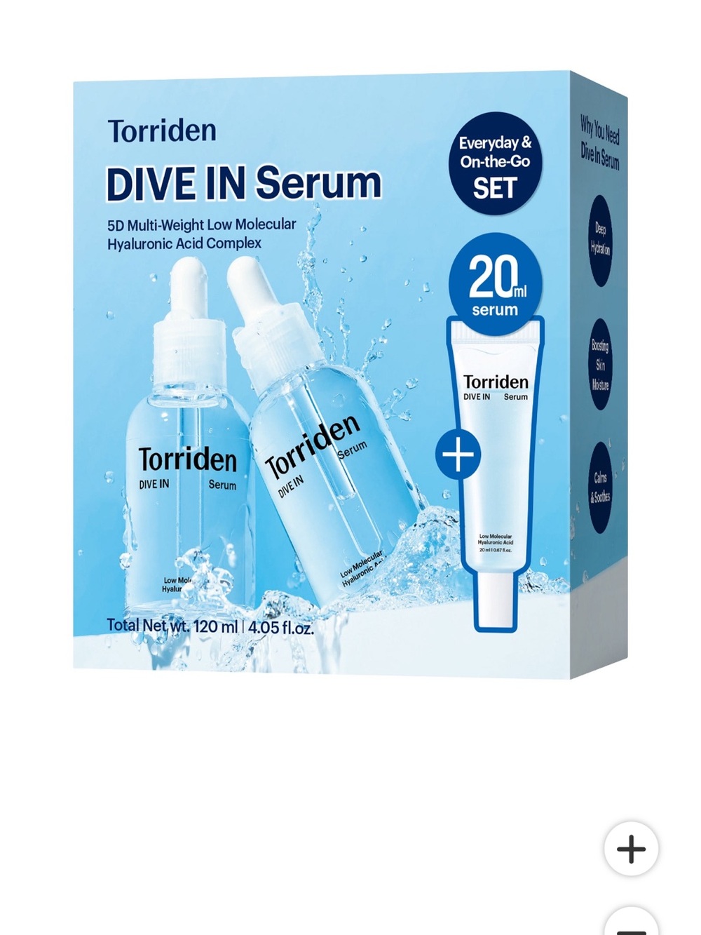 torrid Dive In Serum Set - Light Blue Hydration Duo